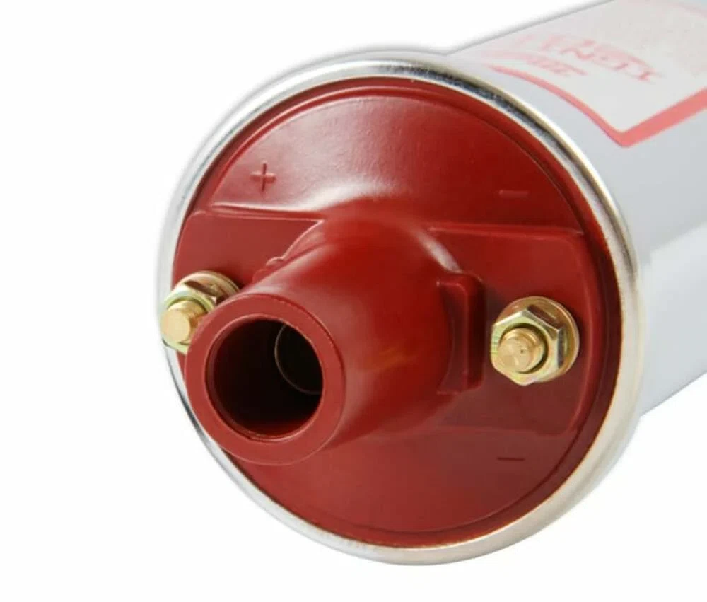 Mallory 29219 Street Performance Ignition Coil Chrome Coil 12 Volt